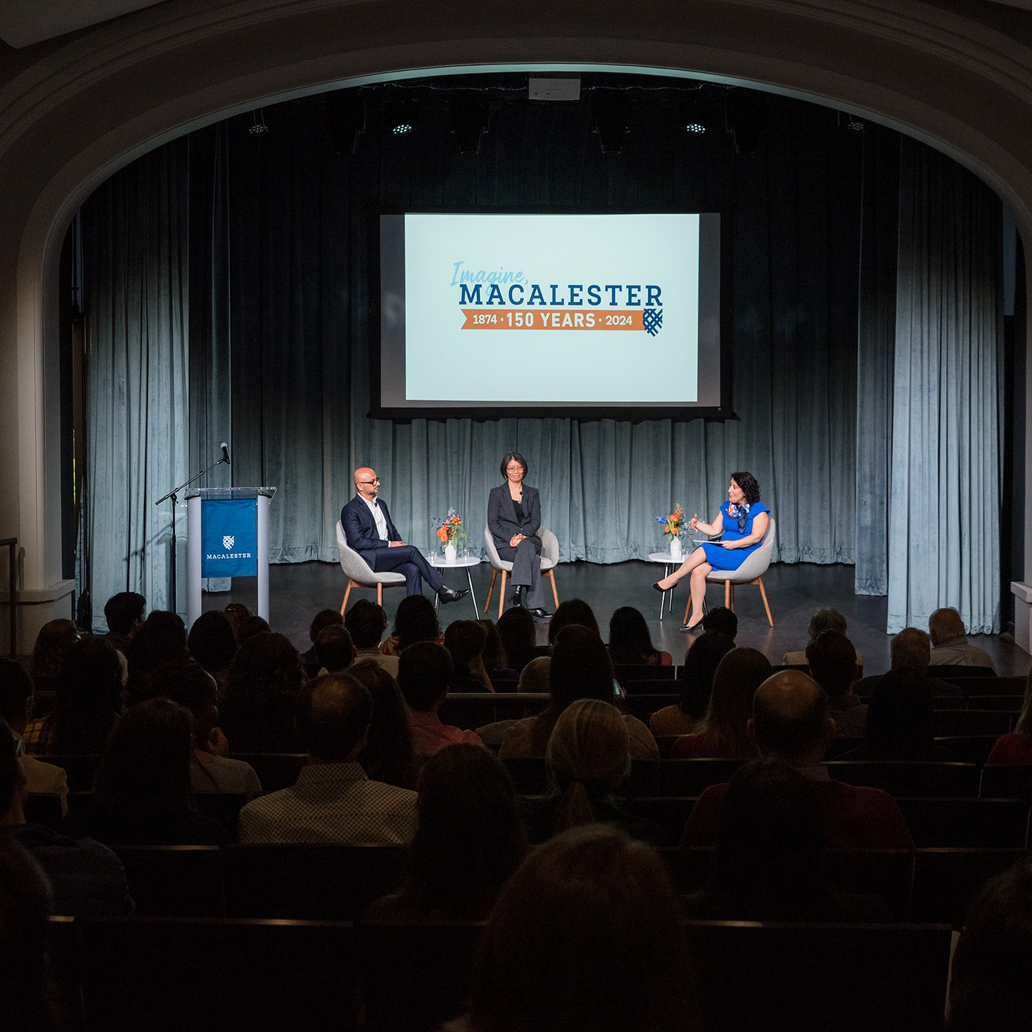 Panelists on stage at the Imagine! event at the National Museum of Women in the Arts in Washington, D.C.