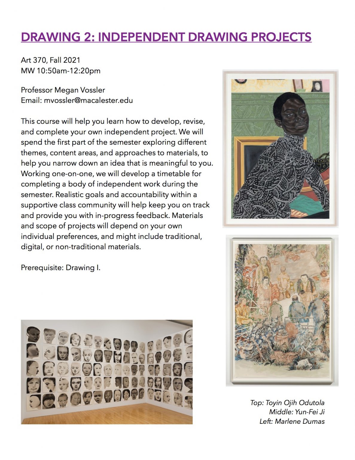 Course Posters Art and Art History Macalester College