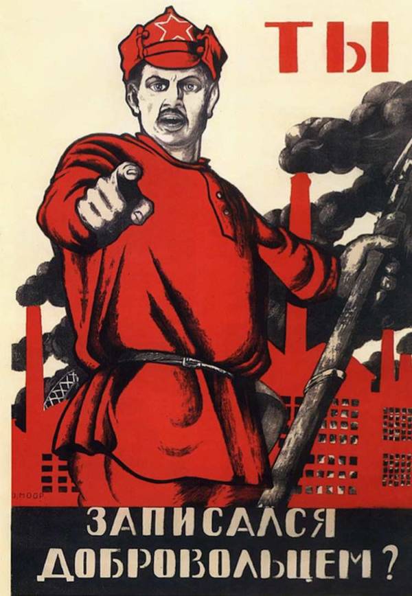 Poster of Soveit solider in red pointing at the viewer