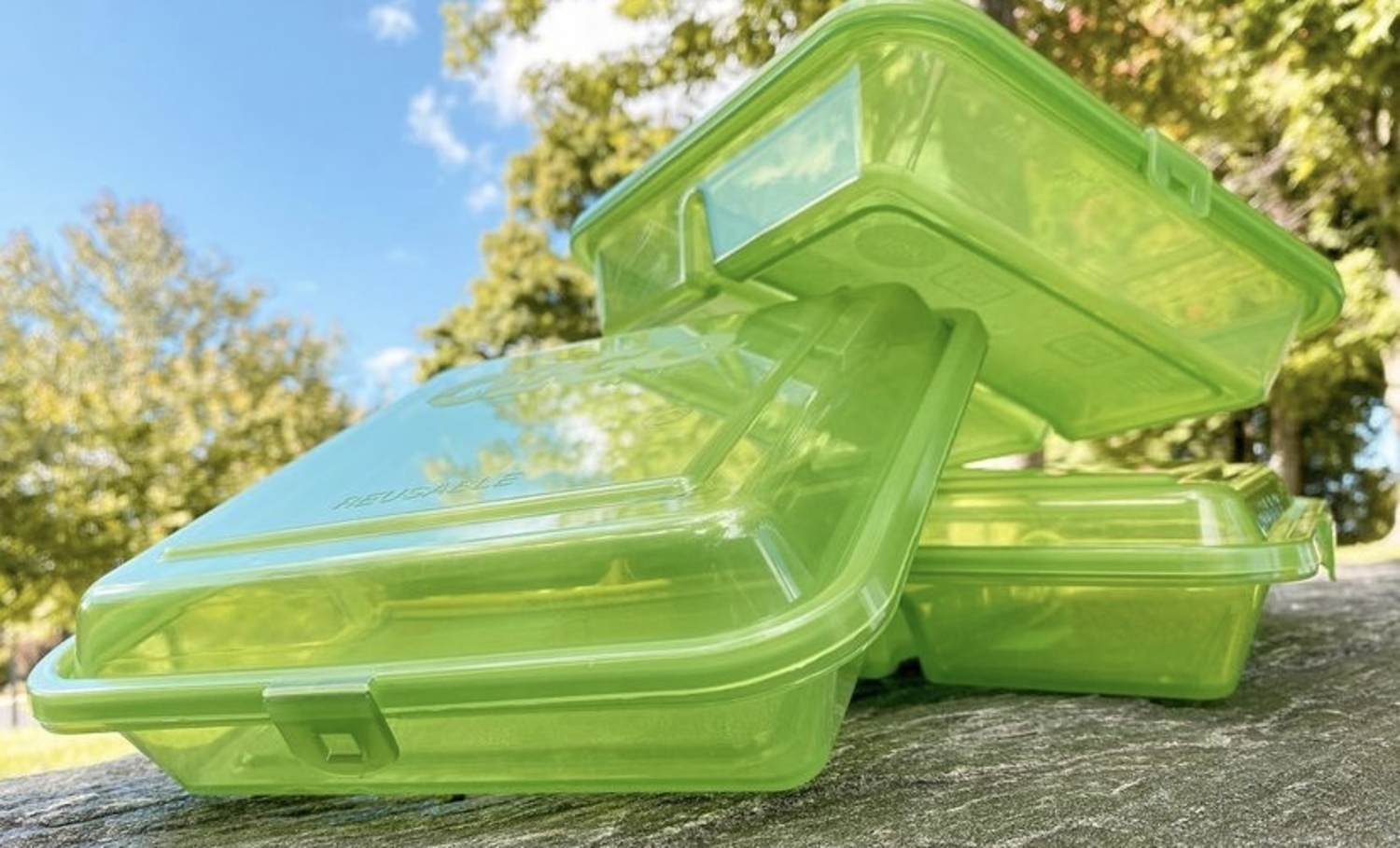 Green Ozzi reusable food containers