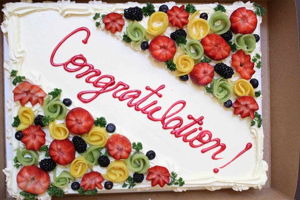 Congratulations cake