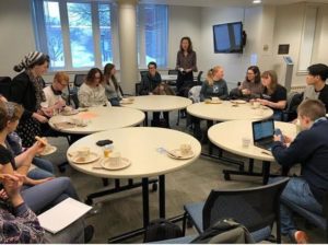 Networking in Harmon Room