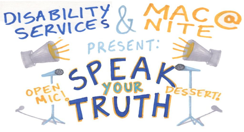 "Speak Your Truth" event poster