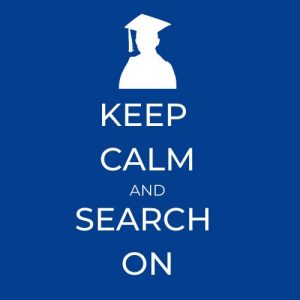 Keep Calm and Search On flyer 