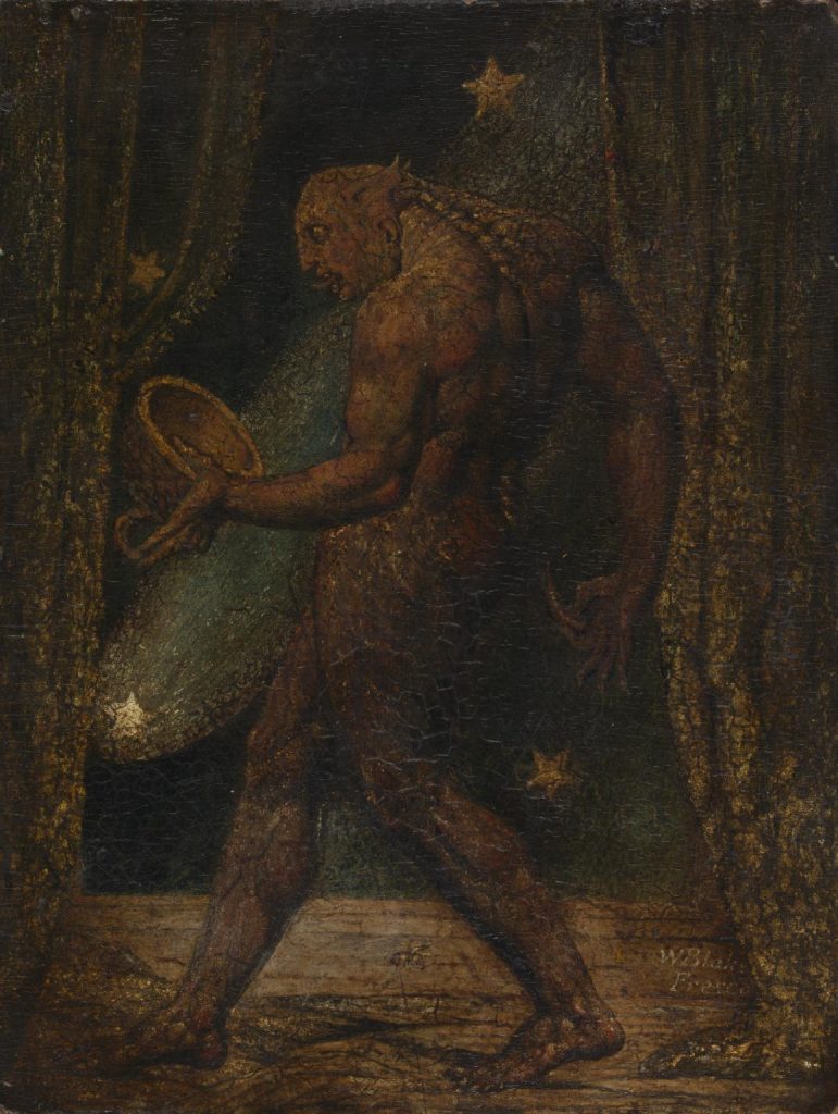 The Ghost of a Flea painting by William Blake